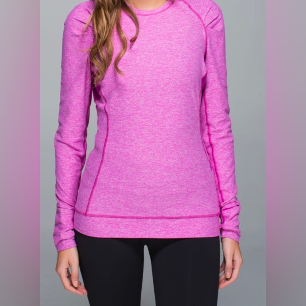 Lululemon Think Fast Long Sleeve
Heathered Ultra Violet / Ultra Violet size 8